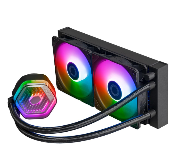 COOLER MASTER MasterLiquid 240 Atmos ARGB 2x120mm - 1194058 - zdjęcie 4